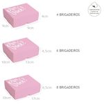Caixa para Brigadeiros - Mensagem Pra Você Rosa - 10 unidades - Cromus