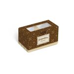 Caixa P/2 Brigadeiros - Brigadelícia Marrom - 100 unidades - Cromus Atacado