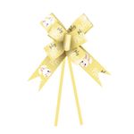 Laço Fácil - Feliz Páscoa Amarelo - 10 Unidades - Cromus Páscoa