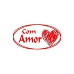 Etiqueta Adesiva Com Amor - 100 unidades