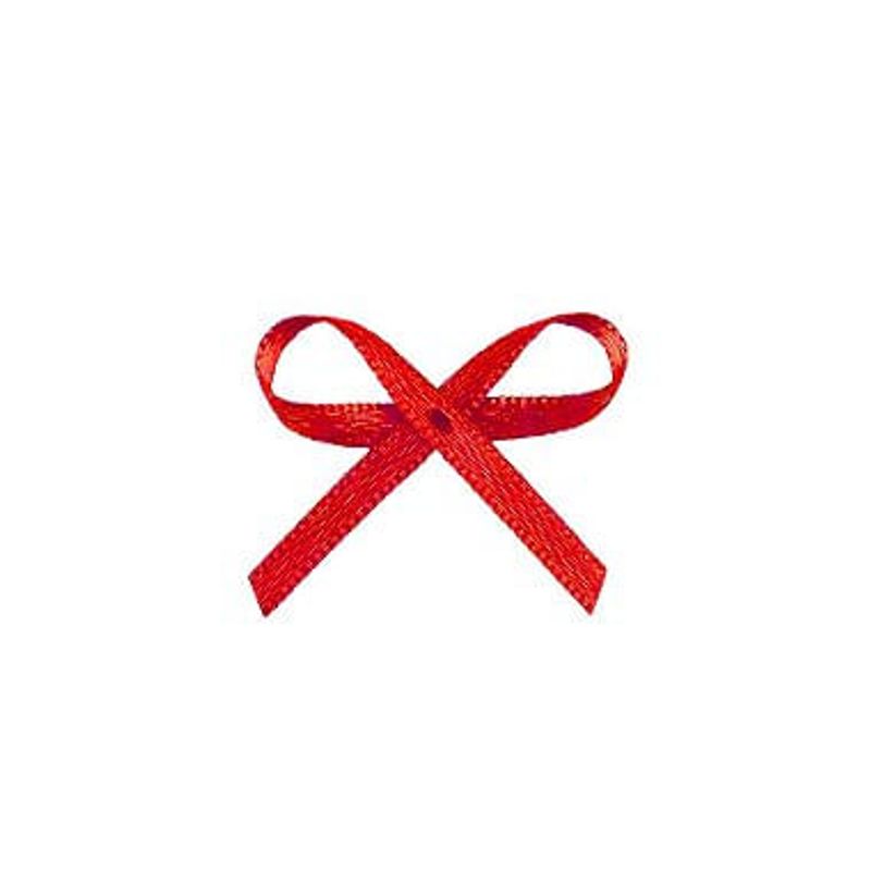 Lacinho Vermelho Tipo Mosquitinho - Pct c/ 100 peças - Laços Marcela