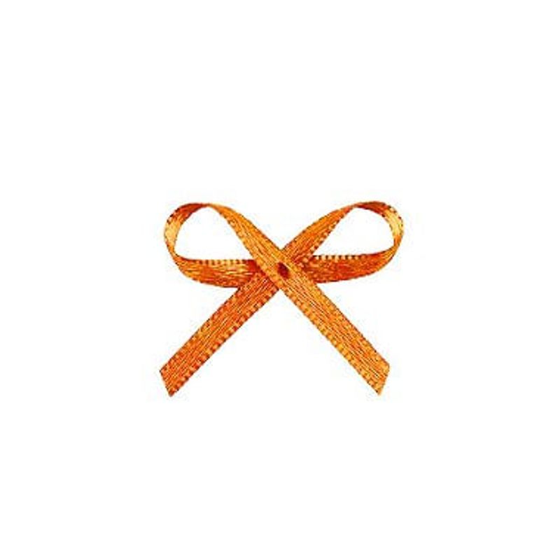 Lacinho Laranja Tipo Mosquitinho - Pct c/ 100 peças - Laços Marcela