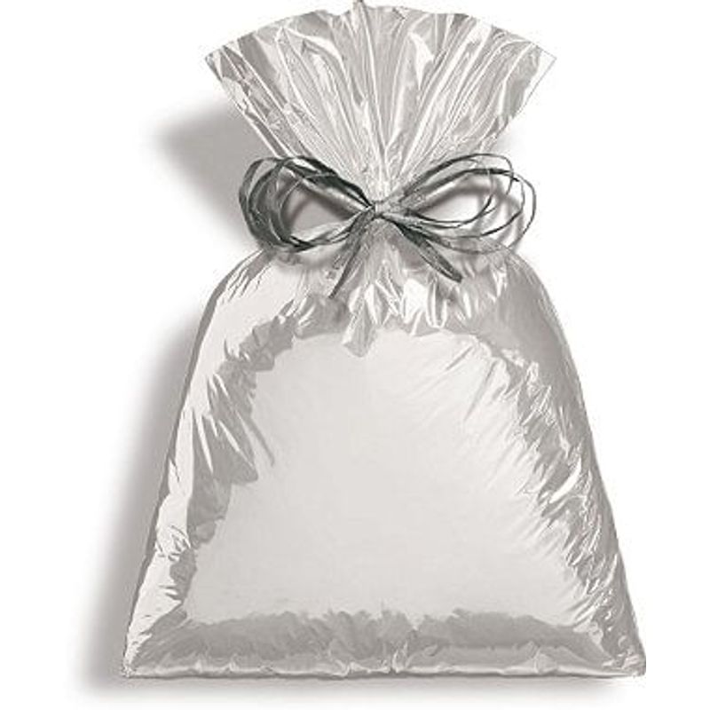 Saco Metalizado Prata 15x29cm - 50 unidades - Cromus