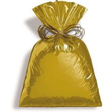Saco Metalizado Dourado 20x29cm - 50 unidades - Cromus