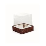 Caixa Mini Cupcake C/Visor - Granulado - 36 unidades - Cromus Atacado