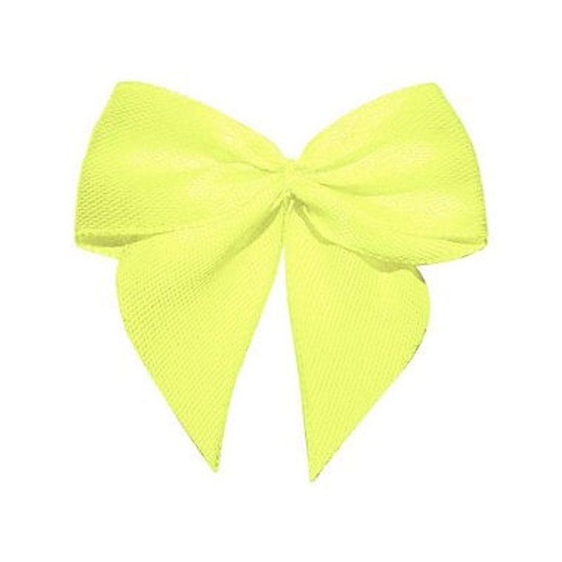 Laço Cetim Gravatão - Amarelo - 10 unidades