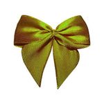 Laço Cetim Gravatão - Dourado - 10 unidades