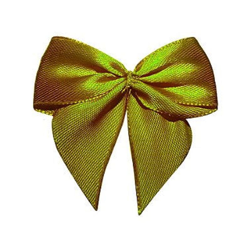 Laço Cetim Gravatão - Dourado - 10 unidades