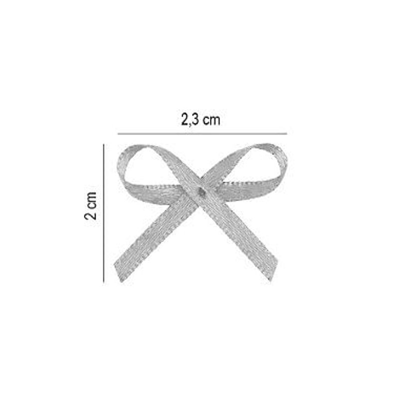 Lacinho Creme "Off-white" Tipo Mosquitinho - Pct c/ 100 peças - Laços Marcela
