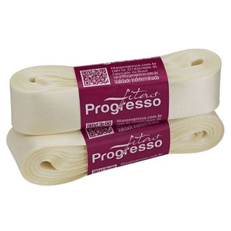 Fita de Cetim CF005 22mm - 10m Cor 311 Champagne - 01 unidade - Progresso