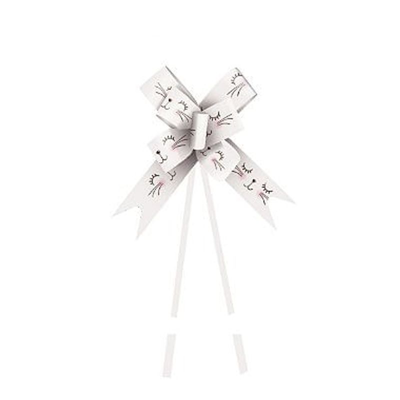 Laço Fácil - Coelho Fantasia Branco - 18mm - 10 unidades - Cromus