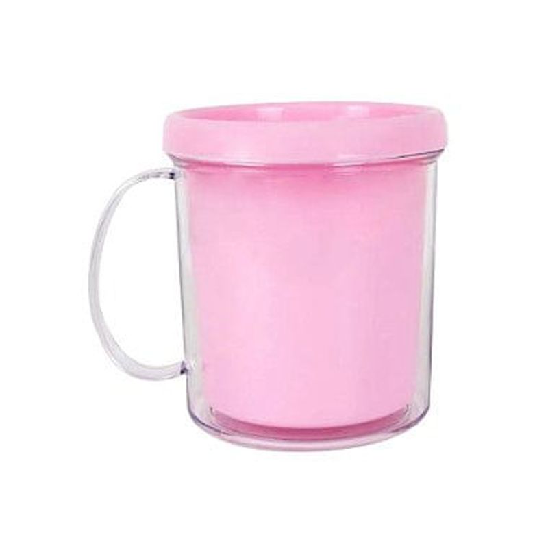 Caneca Acrílica Rosqueável para Personalização - Pintando o Caneco - 10cm x 8cm - 01 unidade