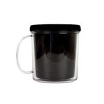 Caneca Acrílica Rosqueável para Personalização - Pintando o Caneco - 10cm x 8cm - 01 unidade