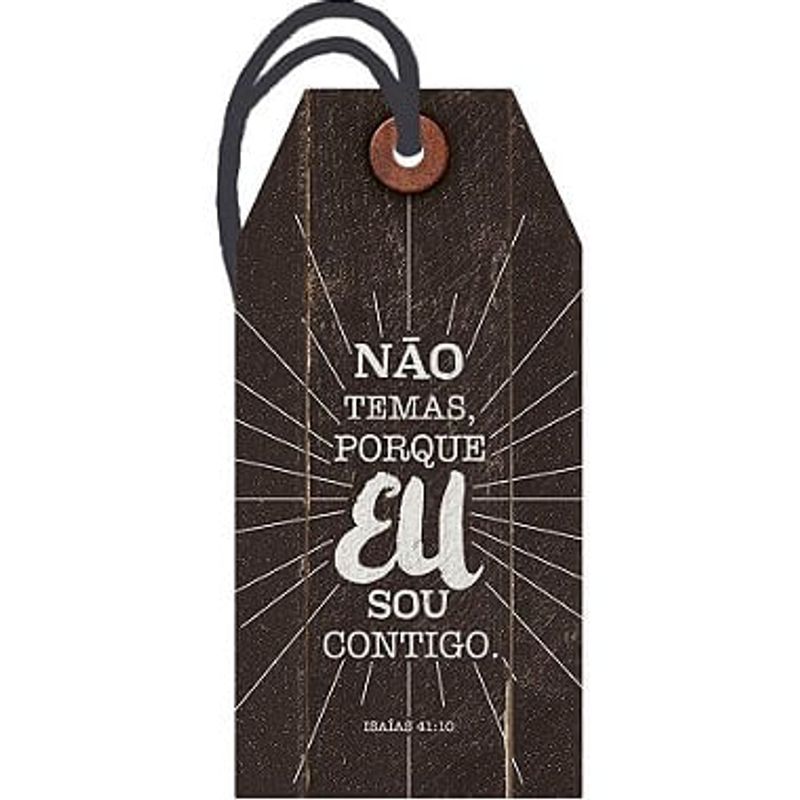 Decor Home Tag "Não Temas" - DHT2-003 - 1 unidade - Litoarte