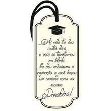 Decor Home Tag "A vida lhe deu donsFormatura" - DHT2-082 - 1 unidade - Litoarte