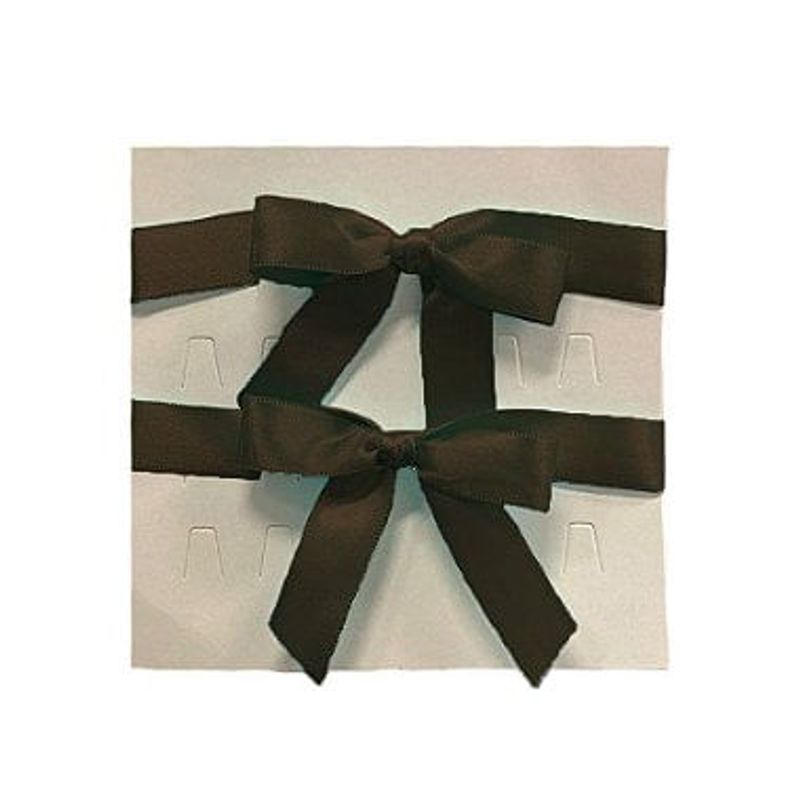 Laço Simples Marrom - 2 Unidades - 60cm -  Fitas Progresso