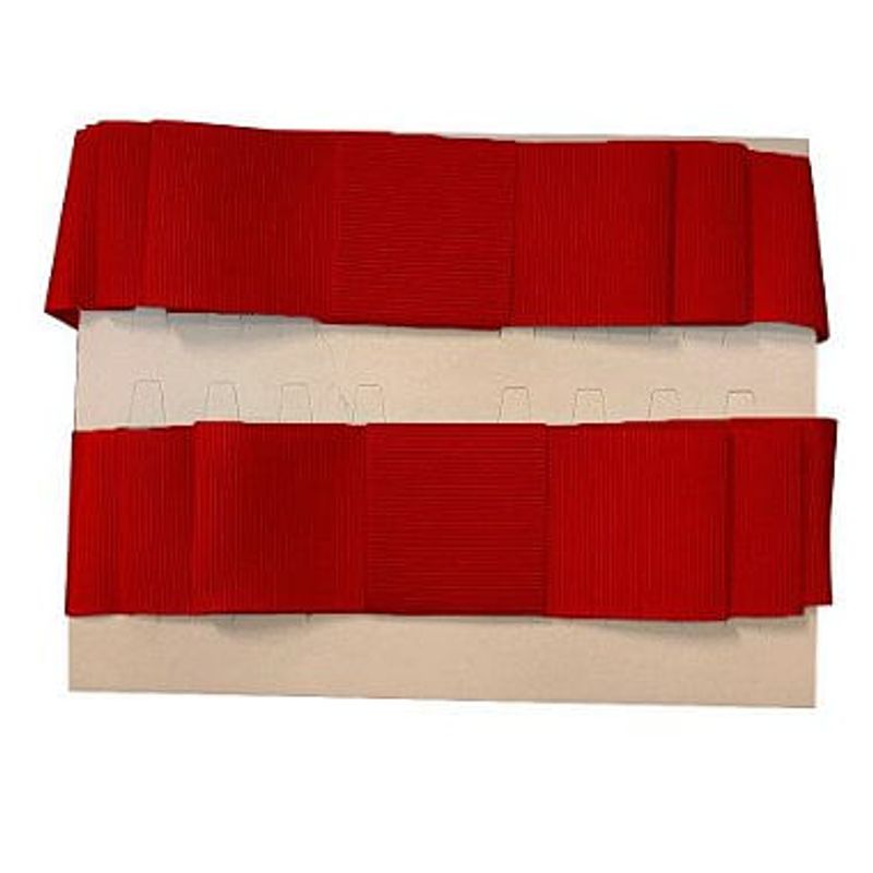 Laço Chanel Duplo Vermelho - 2 Unidades - 89cm - Fitas Progresso