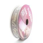 Fita de Cetim 15mm x 10m Feliz Páscoa Marrom ECF003H Cor 443  - 1 unidade - Fitas Progresso