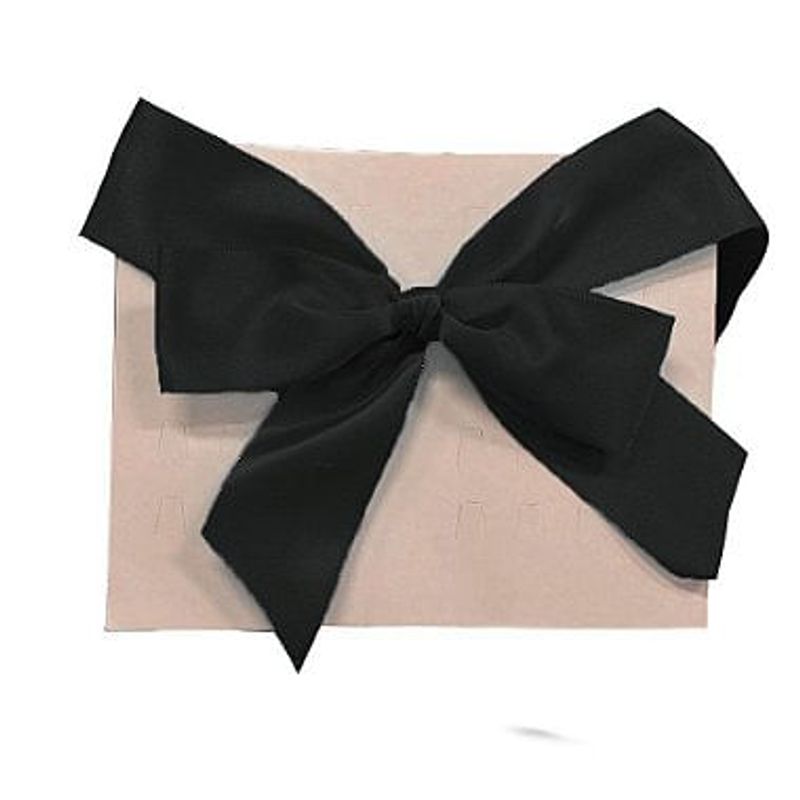 Laço Simples Preto - 2 Unidades - 89cm - Fitas Progresso