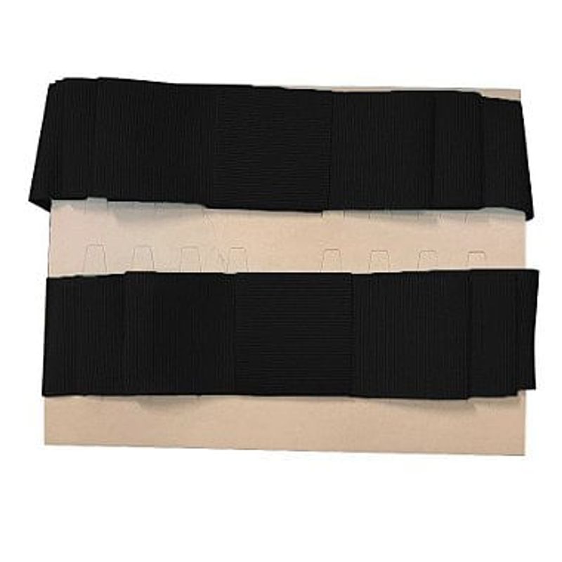 Laço Chanel Duplo Preto - 2 Unidades - 89cm - Fitas Progresso