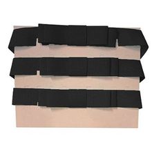 Laço Chanel Duplo Preto- 3 Unidades - 73cm - Fitas Progresso