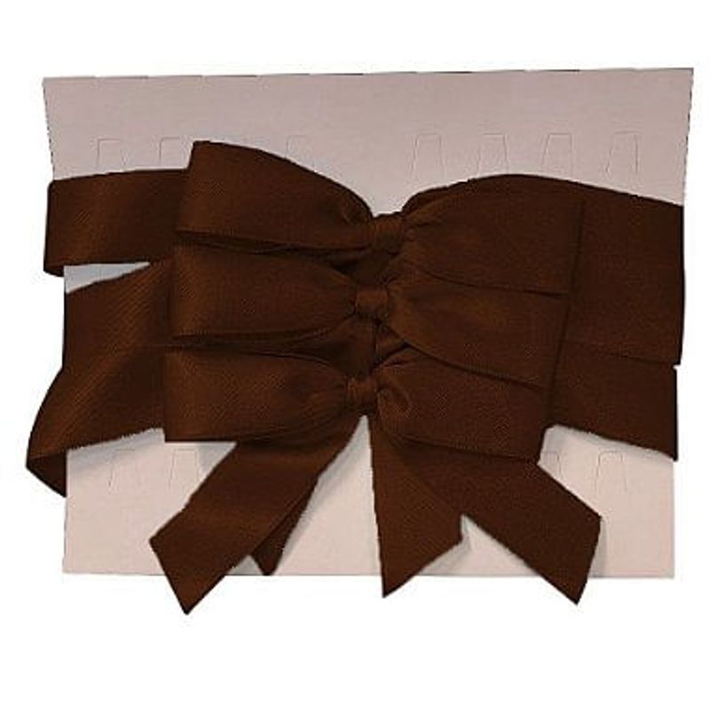 Laço Simples Marrom - 3 Unidades - 73cm - Fitas Progresso