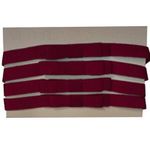 Laço Chanel Duplo Marsala - 4 Unidades - 60cm - Fitas Progresso