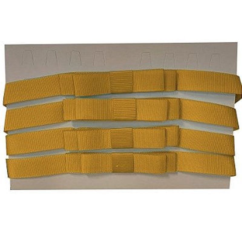 Laço Chanel Duplo Dourado - 4 Unidades - 60cm - Fitas Progresso