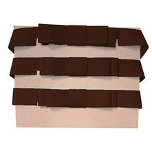 Laço Chanel Duplo Marrom - 3 Unidades - 73cm - Fitas Progresso