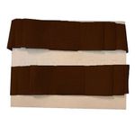 Laço Chanel Duplo Marrom - 2 Unidades - 89cm - Fitas Progresso