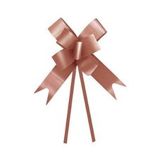 Laço Pronto Metalizado Rose Gold - 10 Unidades - Cromus