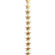 Fio Decorativo Estrela  Dourado - 1,2 cm x 5 m - 1 unidade - Cromus