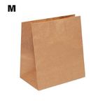 Saco de Papel Kraft M - 28,5x24x12cm - 50 unidades - Cromus