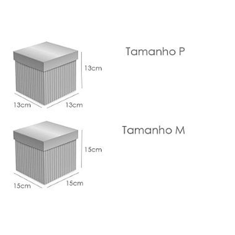 Caixa Cubo Lover - 01 unidade - Cromus