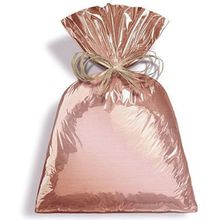 Saco Metalizado Rose Gold 15x22cm - 50 unidades - Cromus