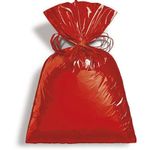 Saco Metalizado Vermelho 10x14cm - 50 unidades - Cromus