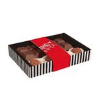 Caixa Tablete 300g com Docinhos Tanto Amor 17,5x13x3,2cm - 10 Unidades - Cromus