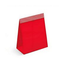 Saco de Papel para Presentes - Vermelho  - 10 unidades - Cromus