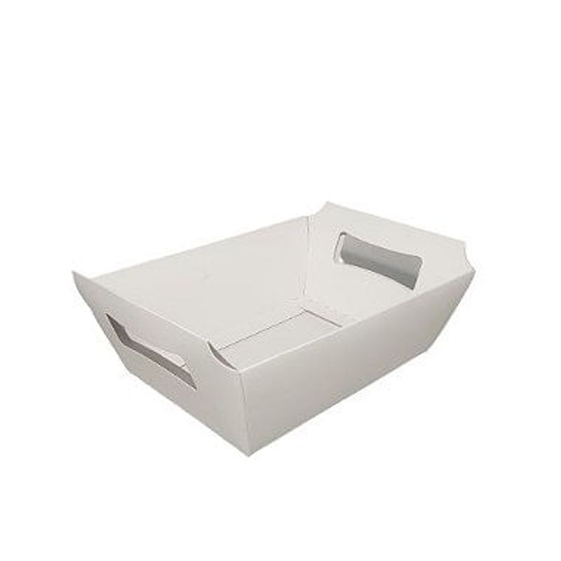Cesta de Papel P 9,5x14x5cm - Branco - 10 Unidades - ASSK
