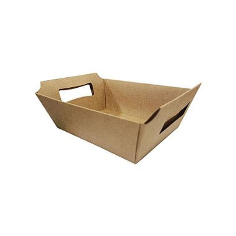Cesta de Papel P 9,5x14x5cm - Kraft - 10 Unidades - ASSK