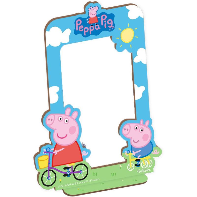 MDF Porta Foto Peppa Pig - Festcolor - 1Un