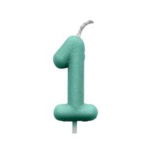 Vela Candy Verde Nº 1 - 1 Un