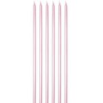 Vela Palito Gigante Rose Gold 35 cm - Silver Plastic - 6 un