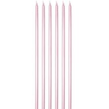 Vela Palito Gigante Rose Gold 35 cm - Silver Plastic - 6 un