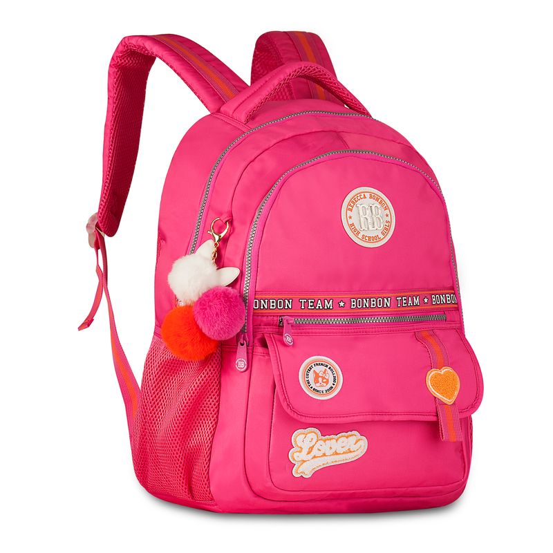 Mochila Escolar RB Rebecca Bonbon Rosa - Clio