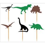 Palito para Doces Dinossauro P - 6 Unid