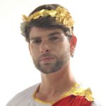 Fantasia Grego Romano Túnica Com Coroa e Cinto Abrakadabra
 M