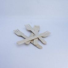 Garfo de Madeira para Festas 13,5 cm - 12 unidades - Art Lille - Magazine 25