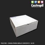 Caixa Papelao P/Bolo 22X22X10 N.05 C/25
