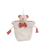 Bolsinha Urso Bege Vermelho (Bolsinhas) - 1 Un